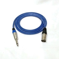 Blue Canare Audio Cable 50cm-5mtr Jack Akai mono 6.5mm Male to XLR Male