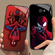 CK-76 Marvel Spider HD Glass Casing for Samsung Note 9 S24 S25 FE Ultra J7 Prime J6 J4 Core Pro Plus