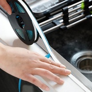 1 Roll 6m/236.2in 3D Waterproof Oil Proof Anti-Mildew White Grout Tape For Kitchen Countertop, Sink,