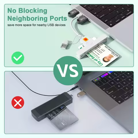 USB-C SIM Cloner Tax Declaration IC/ID/Bank Card Readers Folding Tax Payment Cards Readers for Gover