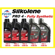 FUCHS SILKOLENE PRO 4 10W50 / 5W40 / 10W60 / 15W50 / 10W40 (1 LITER) / MOTORCYCLE ENGINE OIL / ENGIN