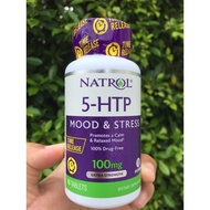 5-HTP Time Release 100mg 45 Tablets (Natrol®) Extra Strength กรดอะมิโน 5-HTP สารสกัดเมล็ดกริฟโฟเนีย