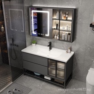 [IN STOCK]Modern Smart Bathroom Cabinet Combination Toilet Ceramic Washstand Mirror Cabinet