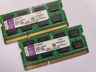 Kingston DDR3 4g ram 兩條共8g 由Apple MacBook pro 取出