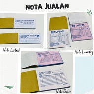 LAUNDRY NOTE DRINKING WATER DEPO NOTE/ ELECTRICITY TOKEN PURCHASE RECEIPT/