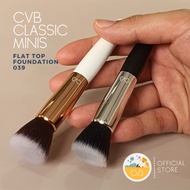 1PC Flat Top Foundation Kabuki CVB Classic Minis Makeup Brush Black White