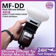 Silicone Diffuser for TT520II, V860III, V850III, TT685II, AD200pro Flash Speedlite