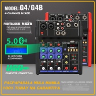 G4B Professional Audio Mixer 4 na channel na built-in na bluetooth playback na kotse