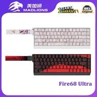 MADLIONS Fire68 Ultra Gaming Magnetic Switch Keyboard 68 Key Low Latency Full Key Hot Swappable / Ma