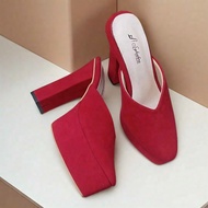 MERAH Syhafira - SK2 Women's Heels 12 cm High Heels Red High Heels Women Heels