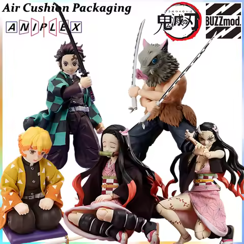 Aniplex Genuine BUZZmod Demon Slayer: Kimetsu No Yaiba Agatsuma Zenitsu Kamado Nezuko Kamado Tanjiro