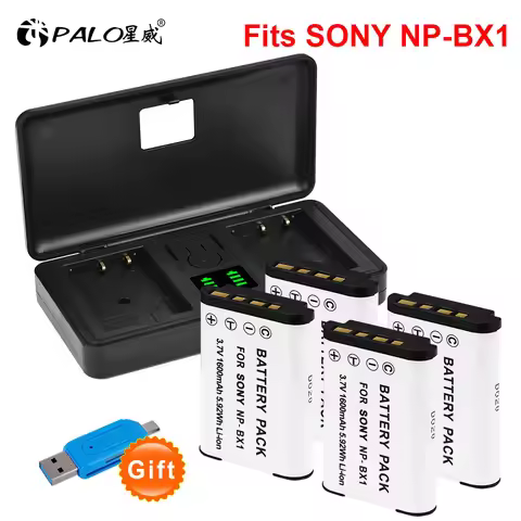 PALO NP-BX1 NPBX1 NP BX1 Battery For SONY DSC RX1 RX100 AS100V M3 M2 HX300 HX400 HX50 HX60 GWP88 AS1