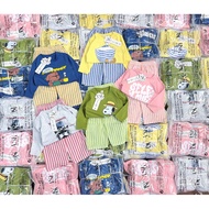 HW061 - Soft and cool long-sleeved shirt and plaid pants Set