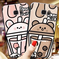 Samsung s6 / ss s6 edge / ss s7 / ss s7 edge teenage style milk tea phone case