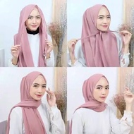 PROMO Jilbab / Hijab/ Kerudung Pashmina Diamond tali Instan - Pasmina Kerudung Instan - RA Bazar