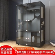 Luo f Cat Villa Solid Wood Cat Cage for Home Indoor Double-layer Cat Cabinet Cat House Cat Bed for H