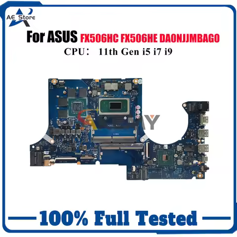 DA0NJJMBAG0 Laptop Motherboard For ASUS TUF Gaming FX706HC FX706HF FX506H FX706HE Mainboard With 11t