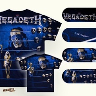 BLAXROXX | Megadeth | [MGD026-1] | เสื้อวง OVP สีจม | สกรีนลายคมชัด ไม่หลุดลอก | Cotton100%