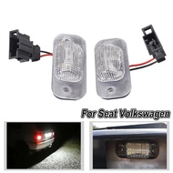 For Seat Ibiza Cordoba Vario 6K VW Golf 3 Cabriolet 1E7 Polo 3 MK3 Car LED License Number Plate Ligh