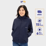 YODY เสื้อกันลมผู้หญิง 2 ชั้นคุณภาพสูง 3C plus พร้อมกันลมกันแดดและฝุ่น AKN5040