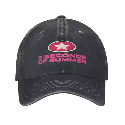 5 Seconds of Summer World Tour 2026 Headwear Baseball Cap Men Women Fashion Caps Hat Adjustable Truc