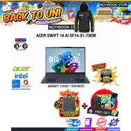 [ผ่อน 0% 10 ด.]ACER SWIFT 14 AI SF14-51-73EM/Ultra7-258V /Ultra 7 258V /ประกัน 3 Years (1 Year onsit