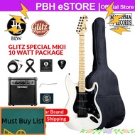 ⭐musical instrument⭐ ✸BLW GLITZ MKII Electric Guitar Starter Pack Stratocaster Style Gitar Elektrik Package with free gift✸