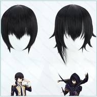 NS1 The Eminence in Shadow Anime Cosplay Wig Cid Kagenou Short Black Hair Heat Resistant Synthetic H