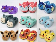 寵物小精靈 伊貝 卡比獸 拖鞋 毛毛 涼鞋 家居 奇異種子 傻鴨 小火龍 車厘龜 公仔 比卡超 pokemon
