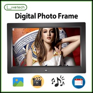 LiveTech 10.1 Inch Digital Photo Frame Desktop Electronic Album 1024*600 IPS Screen Support Photo/Video/Music/Calendar