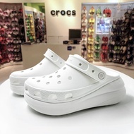 crocs 泡芙 增高鞋 厚底鞋 洞洞鞋 拖鞋 沙灘鞋 白色 涼鞋