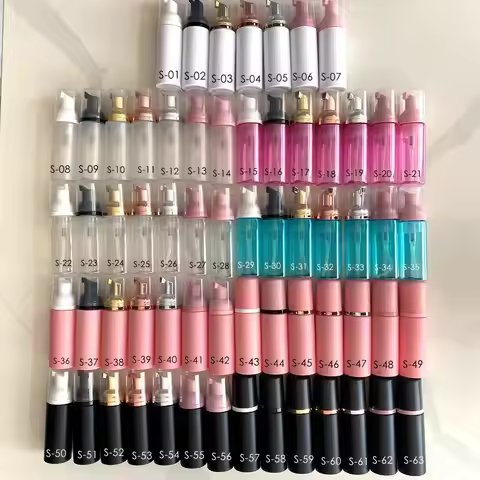 10pcs/lot 60ML 2oz Empty eylelash foam pump bottle cream cleanser bubble plastic bottle mascara clea