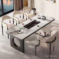 Tea Balcony Tea Board Light Luxury Tea Table Water Cabinet One Set Simple New Style One Modern Rock 