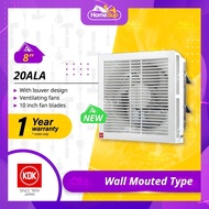 KDK Wall Ventilating Exhaust Fan 20ala - with Louver (8” - Fan Blade) Ala 2Oala 20alh Kipas Ekzos