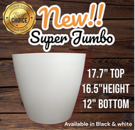 New!! Classy pots. Super Jumbo Pots.17.7"x 16.5"x 12". Great for your big plants or minimalist tree.