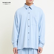 (PAINKILLER) CLASSIC PK SHIRT / เสื้อ เสื้อเชิ้ตผู้ชาย เสื้อแขนยาวชาย เสื้อผ้าผู้ชาย แฟชั่นผู้ชาย เพ