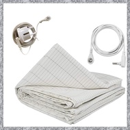 (TFAW) 27x52Inch Grounding Sheet Conductive Silver Fiber Material Skin Friendly and Comfortable Enha