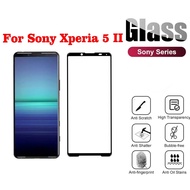Tempered Glass Sony Xperia 5 ii mark 2.5D list black SO-52A XQ-AS52 XQ-AS62 XQ-AS72 A002SO SOG02 Xpe