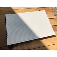 A a3 Thickened Kraft Paper Horizontal Line Notebook a4 Simple a5b5 Blank Notepad Student Diary Free 