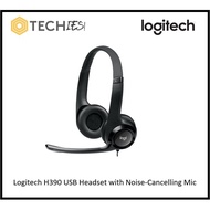 Logitech H390 USB Headset with Noise-Cancelling Mic