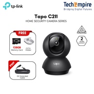 [FREE 128GB MEMORY CARD & HOLDER] TP-LINK CCTV TAPO C211 2K QHD Pan/Tilt Home Security Wi-Fi Camera