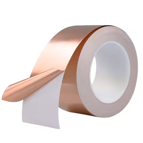 10M Single-sided Conductive Copper Foil Tape Mask Electromagnetic Shield Eliminate EMIAnti-static Re