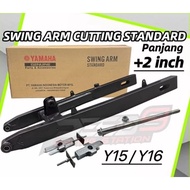 Y15 Y15ZR Y16 LC135 swing arm standard + 2inch y15zr arm +2inci cutting standard