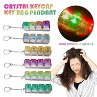 4 Keyboard Key Toy Anti Stress Finger Fidget Decompression Keyboard Games Keychain Diy Button B0h8