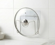 極簡式 不鏽鋼鍋蓋架 砧板架 便宜好買  免鑽孔 304不銹鋼 鍋蓋架