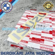 STICKER STICKER STICKER STRIKER SETCKER TURBO DECAL DECAL LOGO ISUZU PANTHER PICK UP PICKUP CHROME T