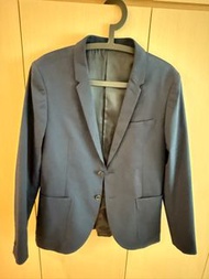 西裝全套 At twenty (G2000 系列）深藍色 slim fit 西裝褸size 48 西褲29