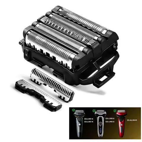 Replacement Outer Foil & Inner Blade Set For Panasonic ARC5 5-Blade Shavers ES-LV97-K, ES-LV67-K, ES