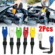 2Pcs Folding Telescopic Hose Refueling Funnel Motorcycle Refueling Gasoline Engine Oil Filter Car Repair Tool Auto Accessories