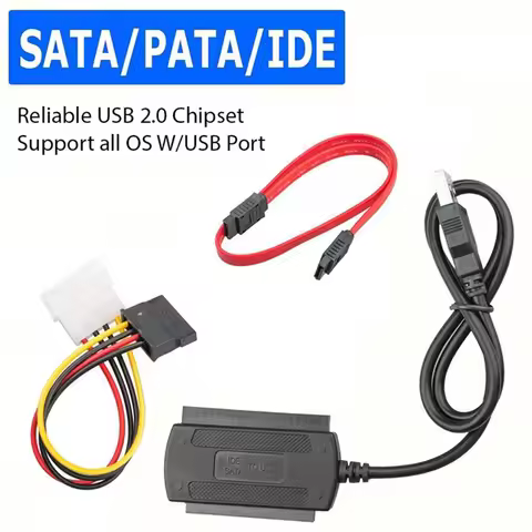USB Interface To Connect To 2.5 And 3.5 Inch IDE And SATA Interface USB 2.0 to IDE SATA S-ATA HDD Ha